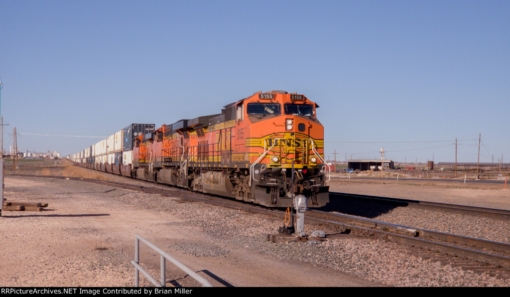 Eastbound stacks